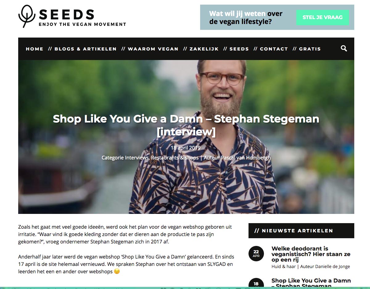 Uitgebreid interview met Seeds