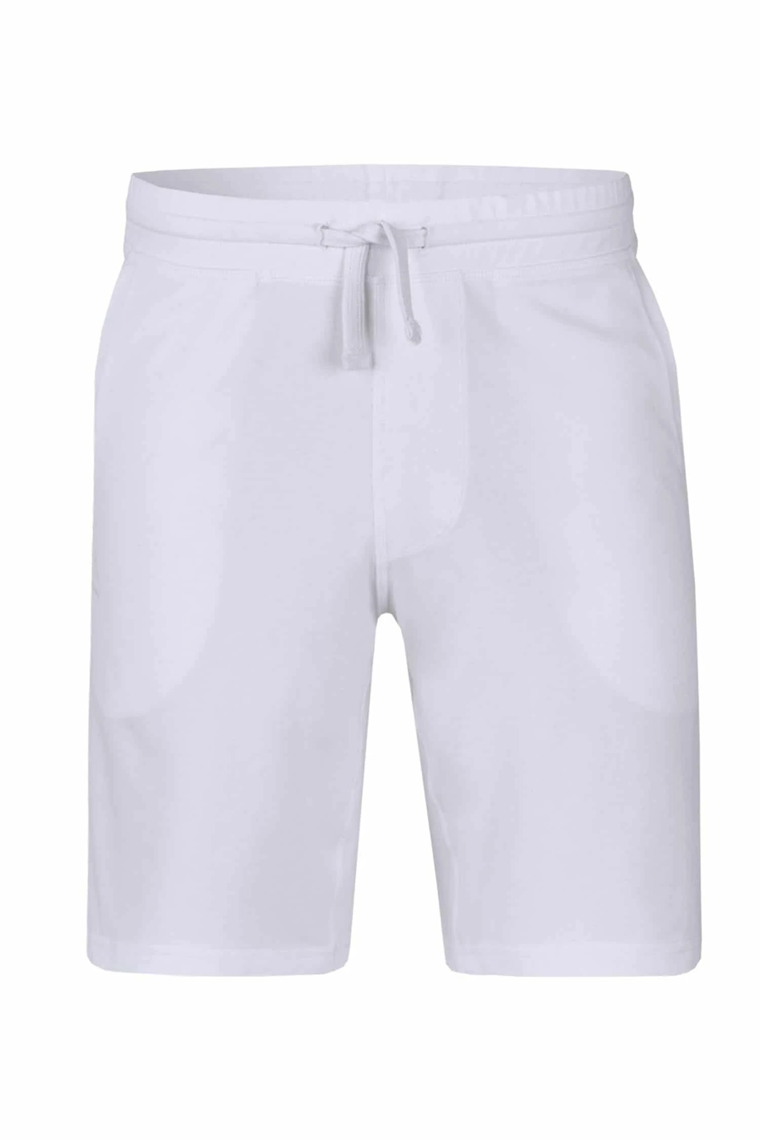 Image of nice to meet me mannen vegan Klassiek Korte Broek Wit