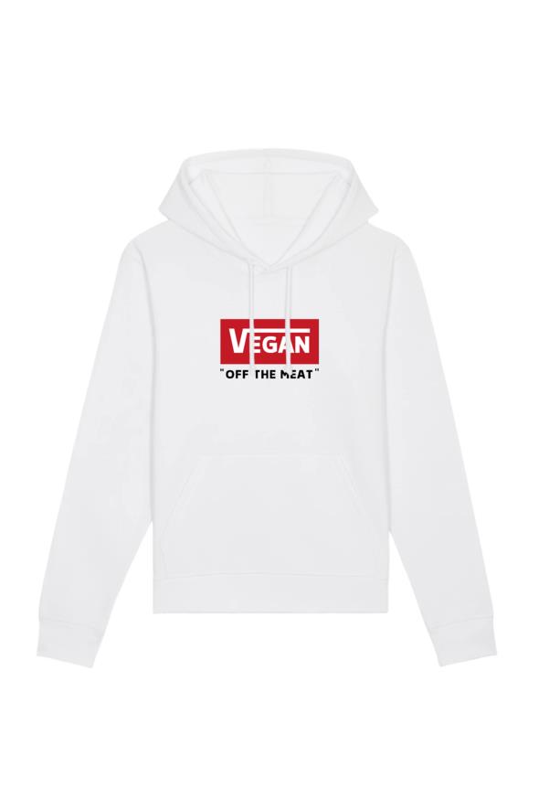 Image of Oat Milk Club dames vegan Hoodie Off The Meat Wit