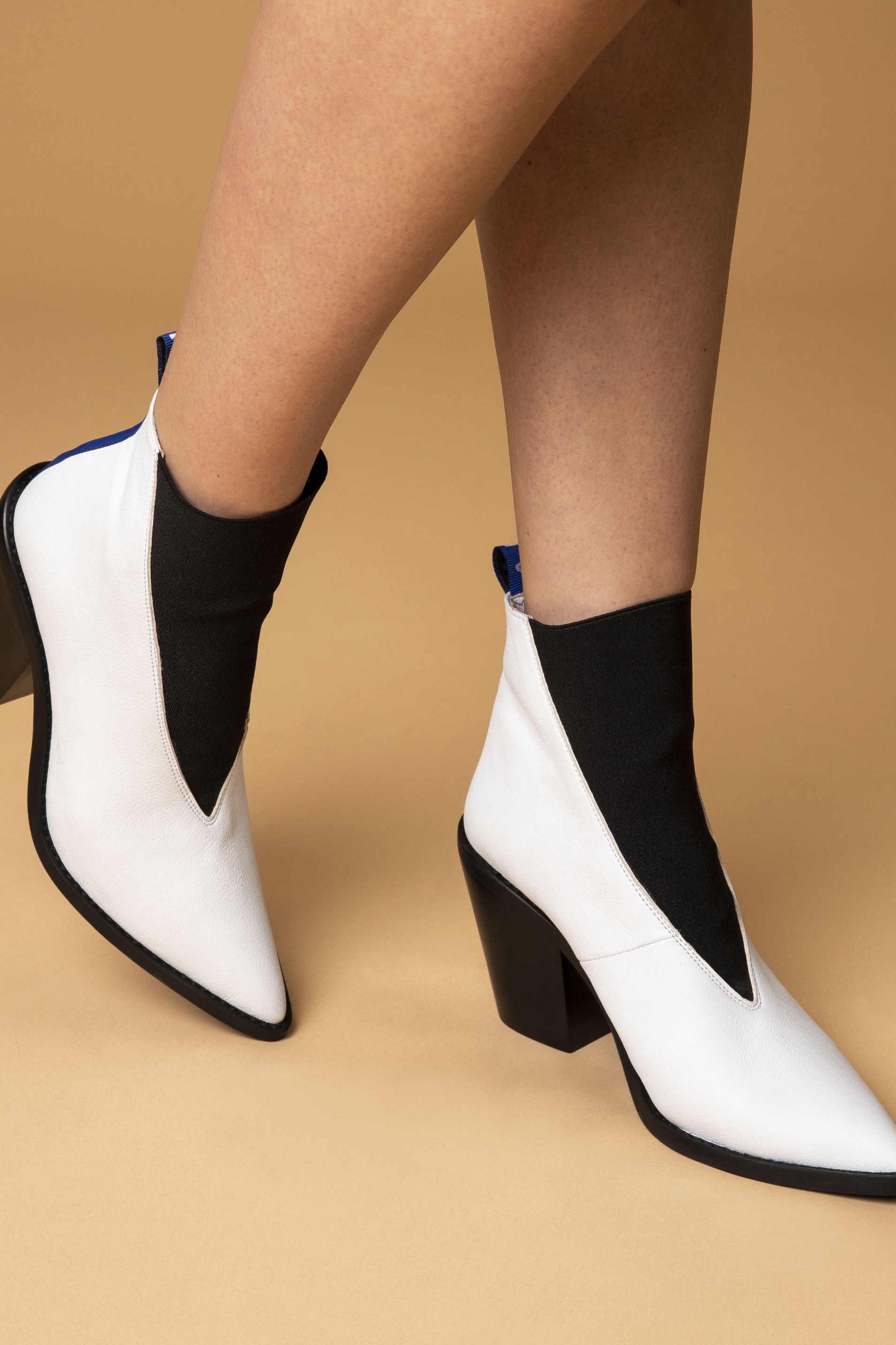 29063 - Damen vegan Stiefeletten RafaÃ«l WeiÃŸ Schwarz