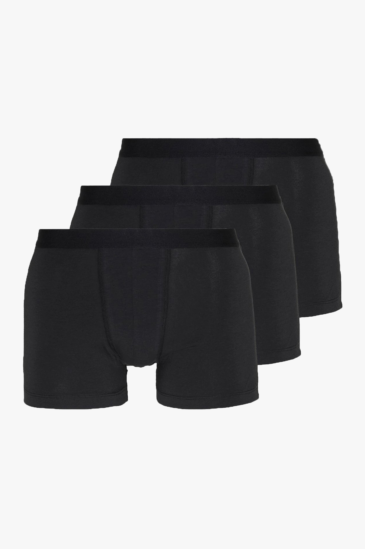 Honest Basics men vegan Boxershorts 3-Pack Black
