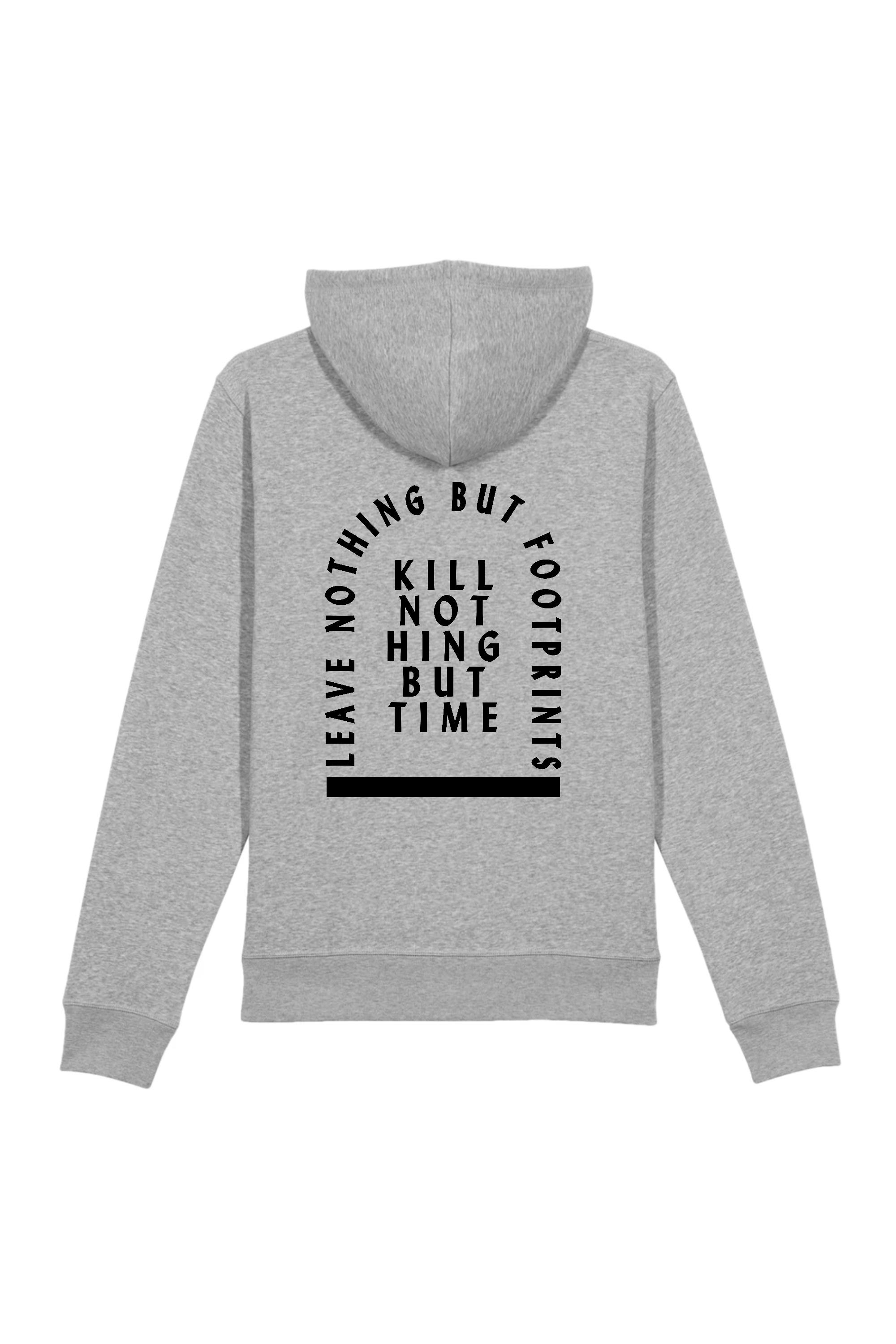 Image of Oat Milk Club dames vegan Hoodie Kill Nothing But Time Grijs