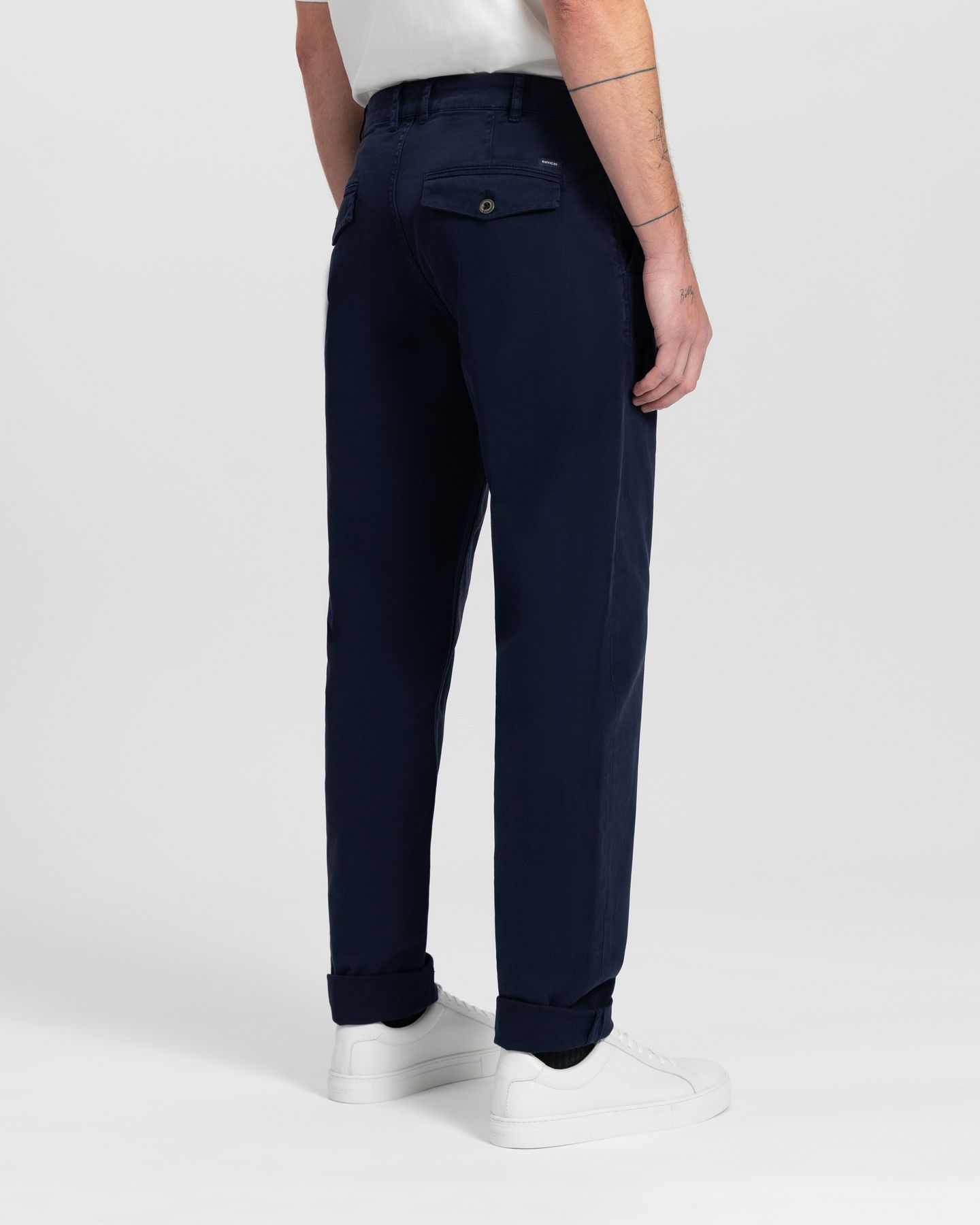 Kuyichi men vegan Chino Pants Darren Dark Navy Blue