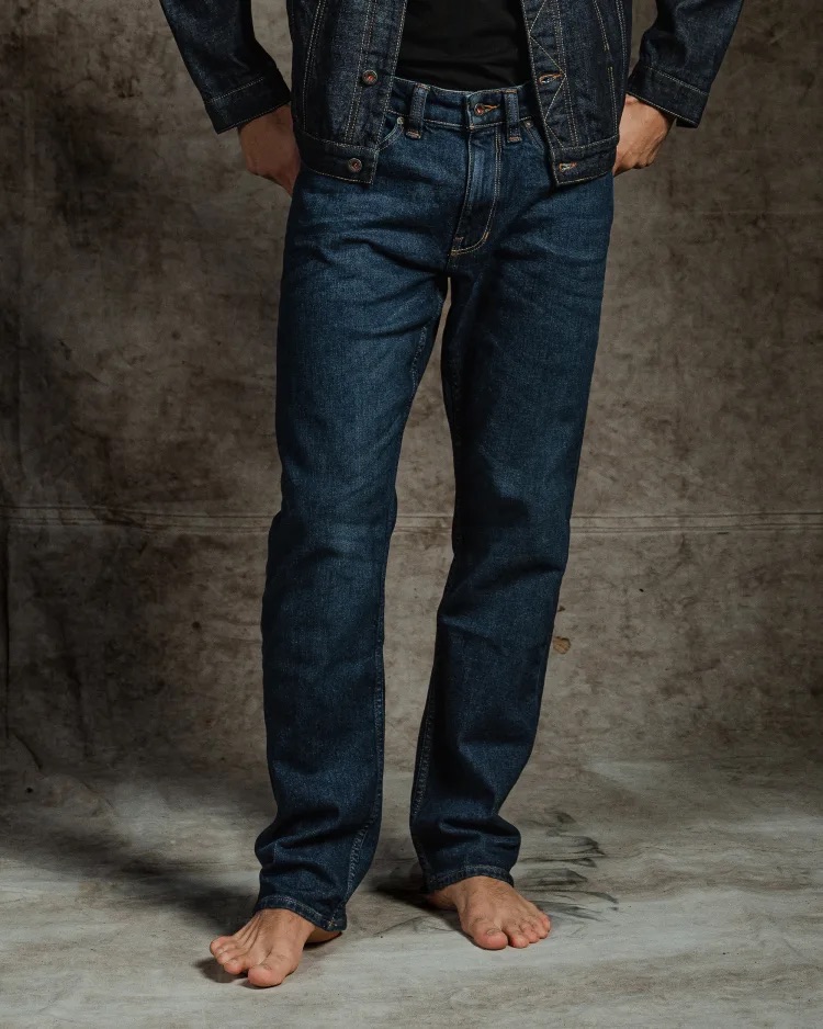 Kuyichi men vegan Jeans Scott Regular Basic Blue
