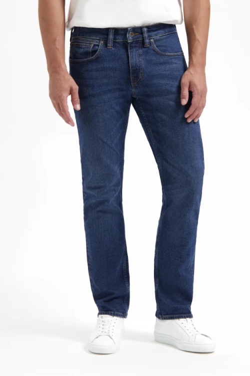 Kuyichi Herren vegan Jeans Nick Straight Basic Blau