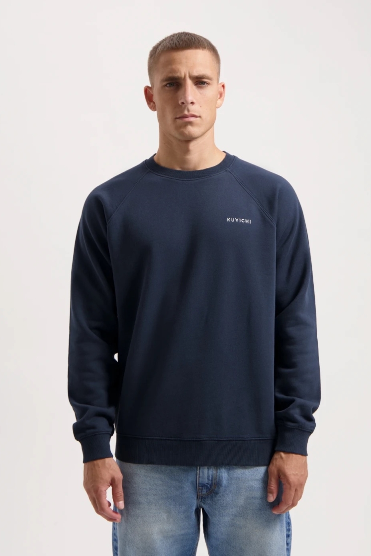 91473 - Herren vegan Pullover Raglan Randy Mitternachtsblau