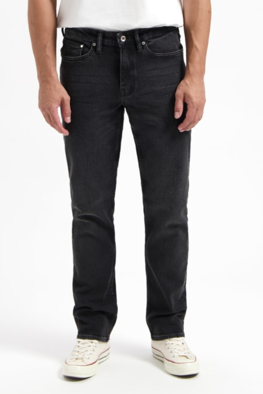 Kuyichi Herren vegan Jeans Scott Regular Vintage Schwarz