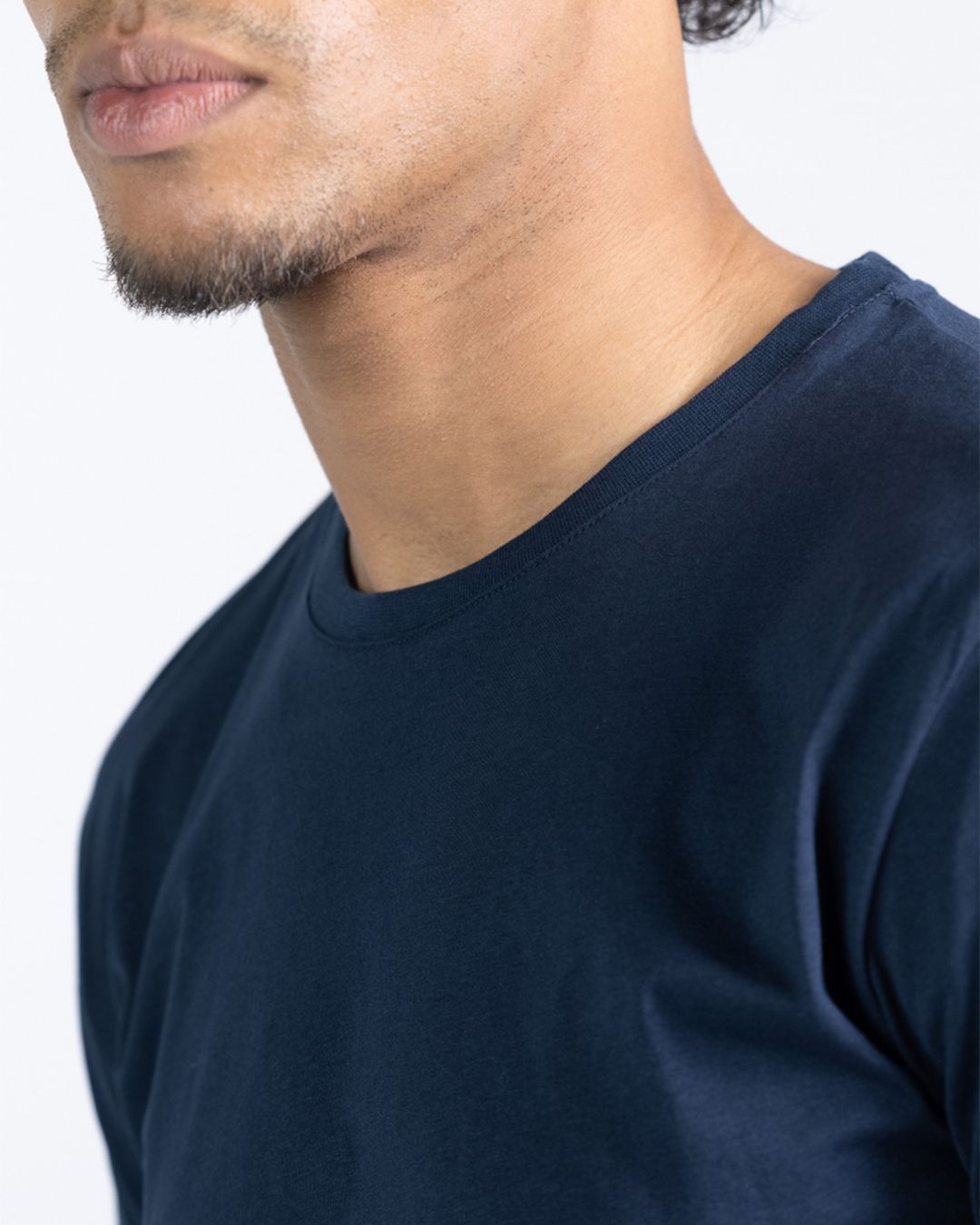 Kuyichi men vegan T-Shirt Buckley Navy Blue