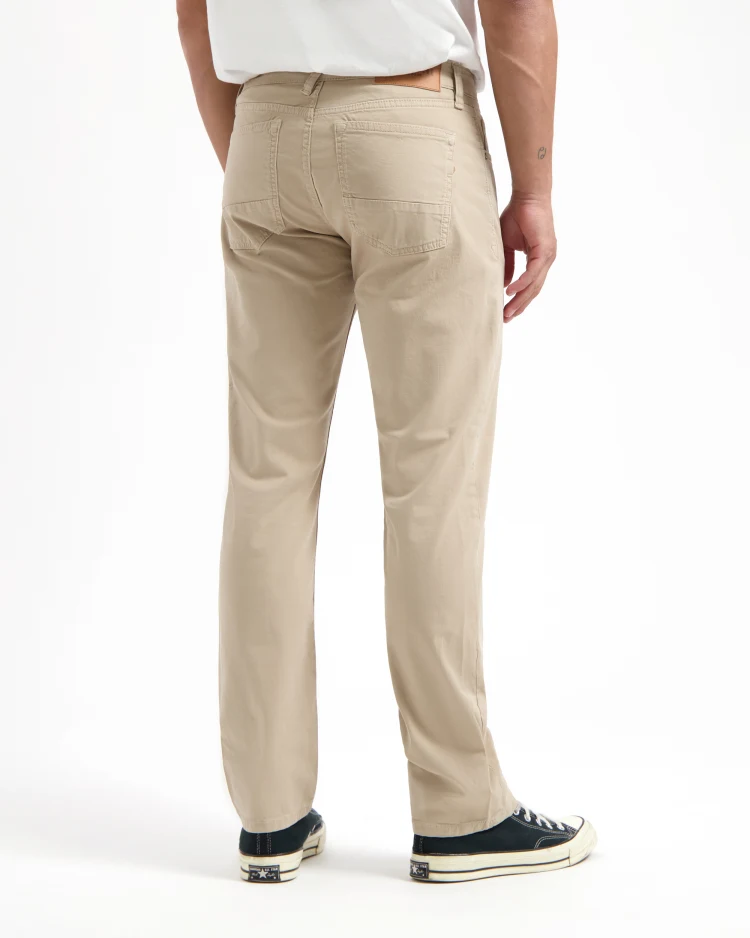 Kuyichi men vegan Nick Straight Sand Brown