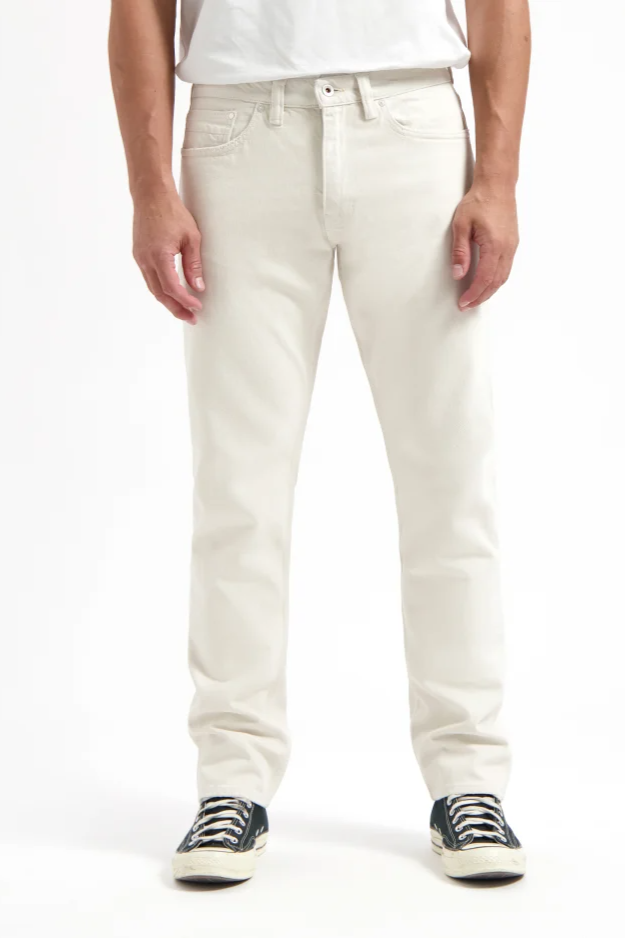 Image of Kuyichi mannen vegan Jeans Scott Regular Ecru/Crème