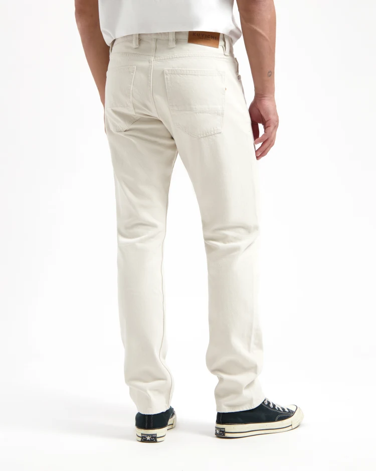 Kuyichi men vegan Jeans Scott Regular Ecru/Cream