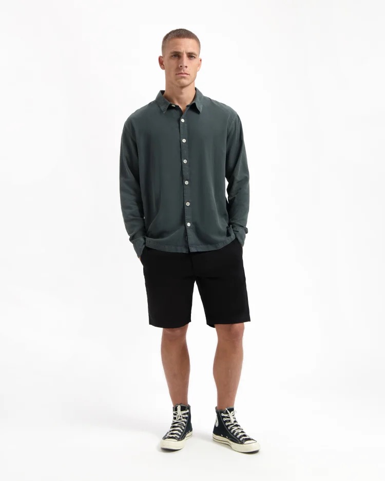 Kuyichi men vegan Overshirt Ls Jack Woodland Gray