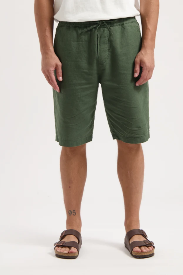 Kuyichi Herren vegan Shorts Tyler MoosgrÃ¼n