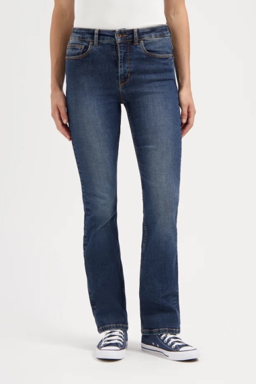 Image of Kuyichi dames vegan Jeans Zoé Bootcut Meadow Blue
