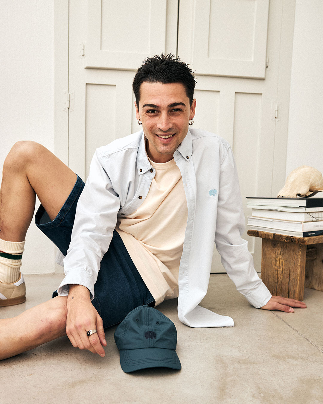 89302 - Herren vegan Hemd Postiguet Air Blau