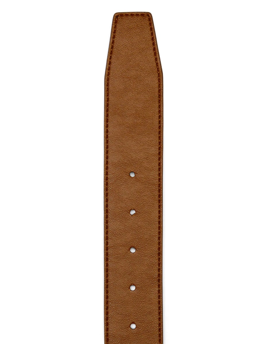 Will's Vegan Store Jeansgürtel 4 Cm Hellbraun