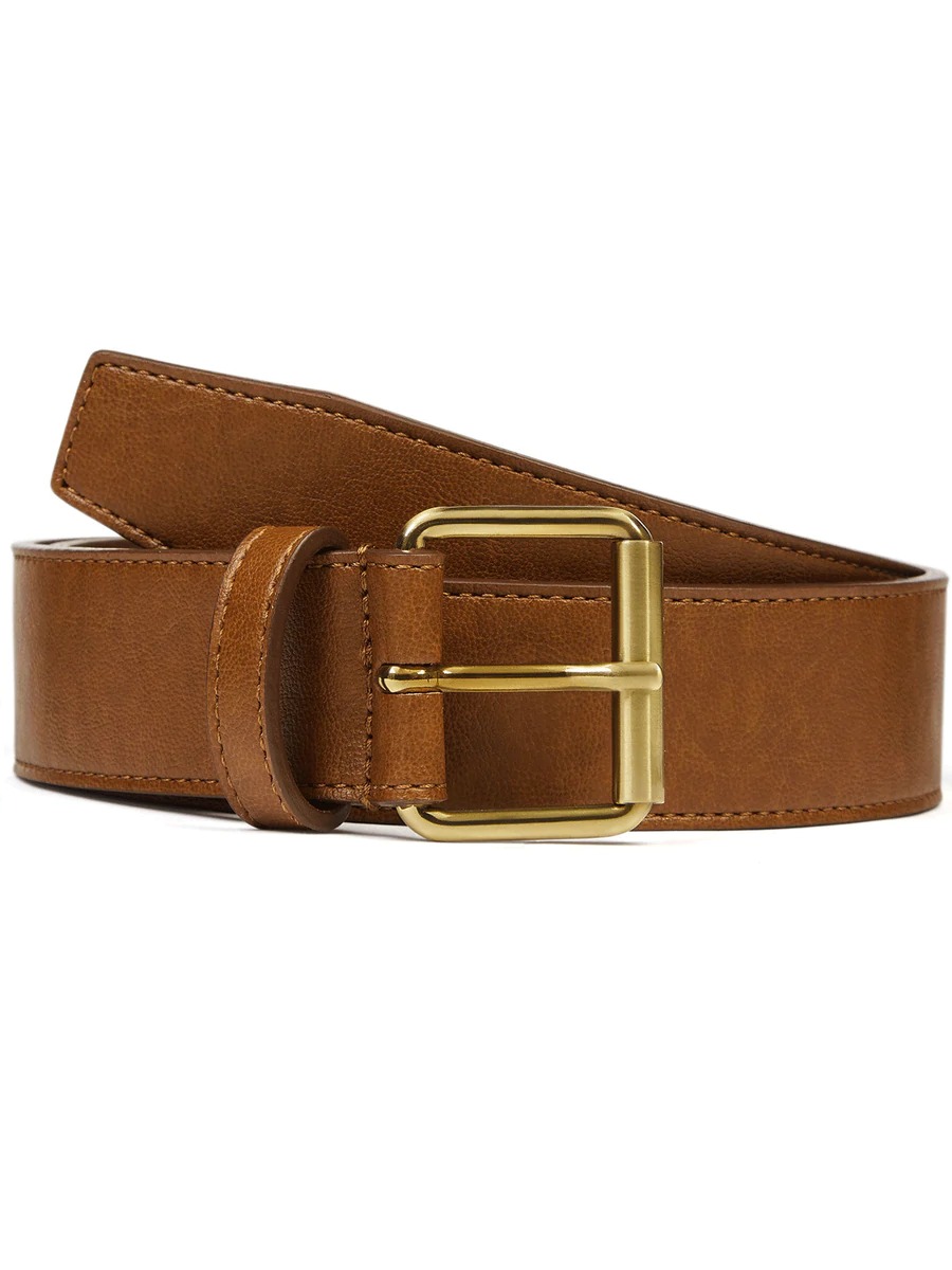 Will's Vegan Store Jeansgürtel 4 Cm Hellbraun