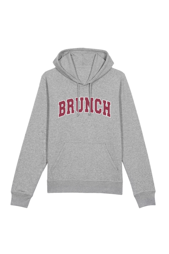 Image of Oat Milk Club dames vegan Hoodie Brunch Grijs