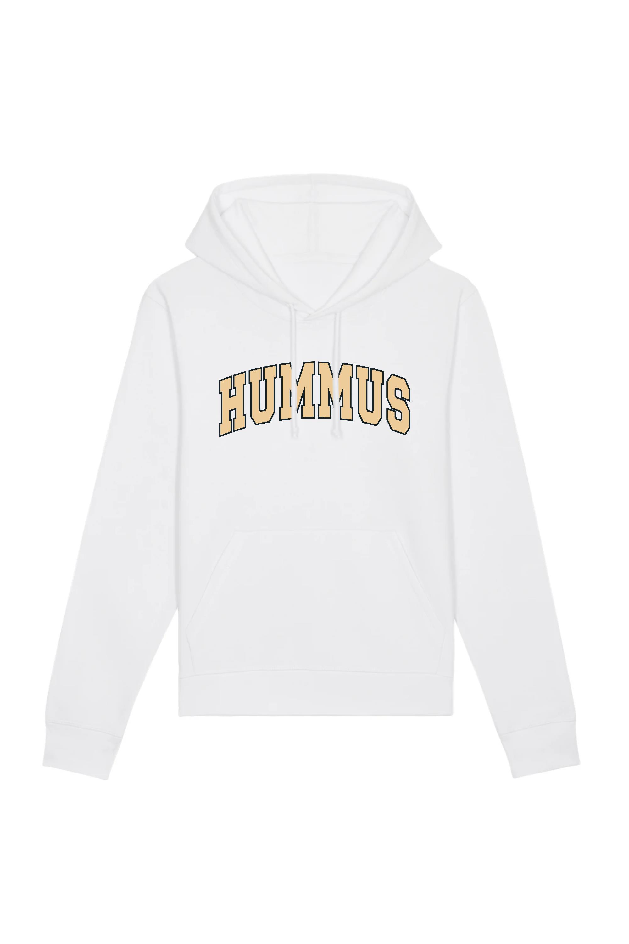 Image of Oat Milk Club dames vegan Hoodie Hummus Wit