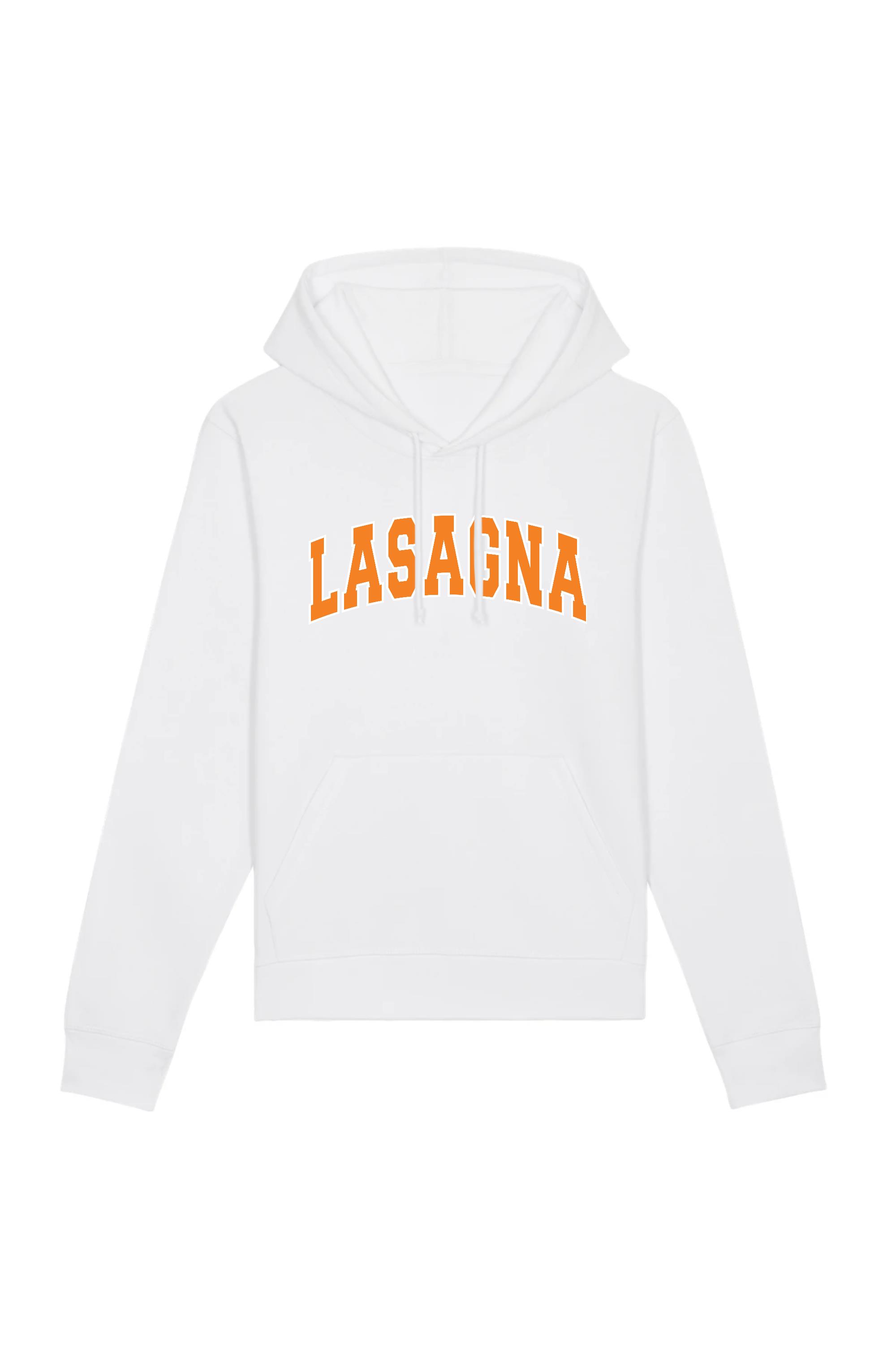 Image of Oat Milk Club dames vegan Hoodie Lasagna Wit