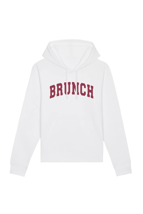 Image of Oat Milk Club dames vegan Hoodie Brunch Wit