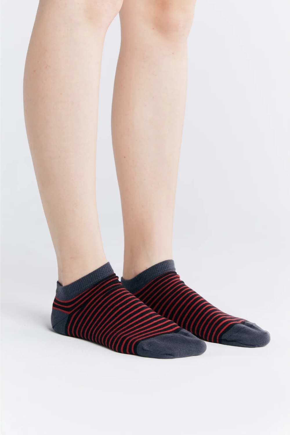 Albero Natur men vegan Multipack 6x Sneaker Socks Cherry Red/Black