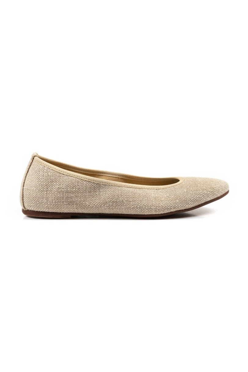 Image of Risorse Future dames vegan Ballerina Cenerentola Beige