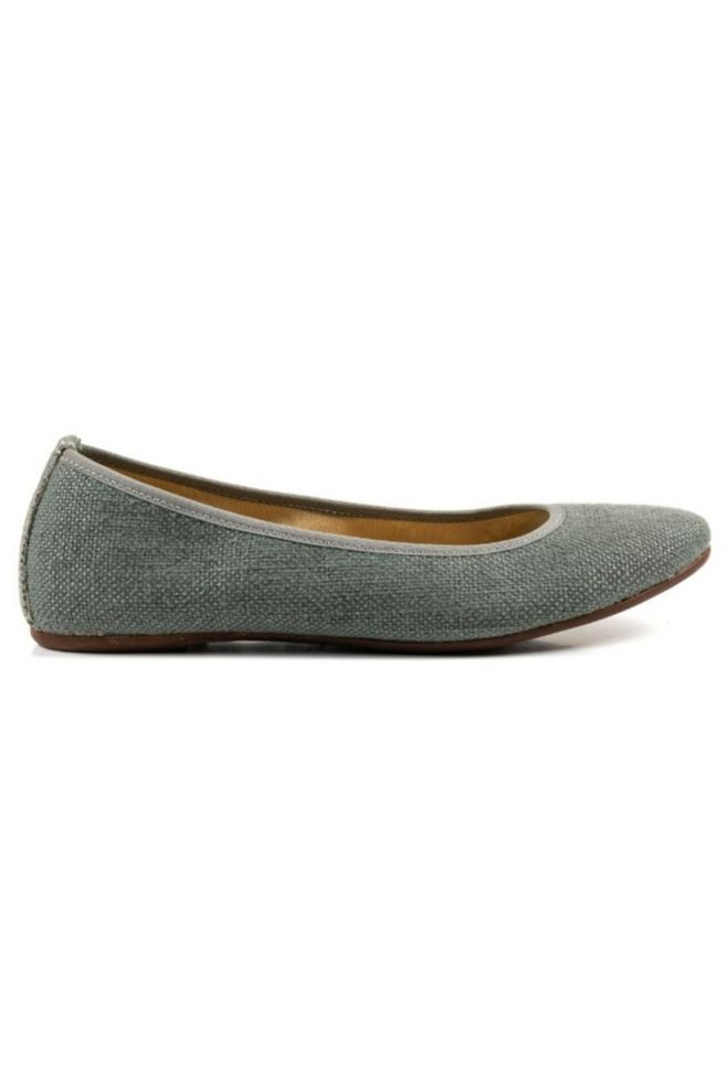 Risorse Future Damen vegan Ballerina Cenerentola Grün