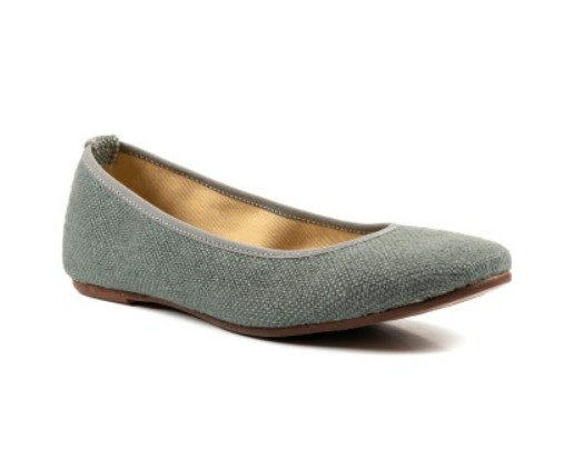 Risorse Future womens vegan Ballerina Cenerentola Green