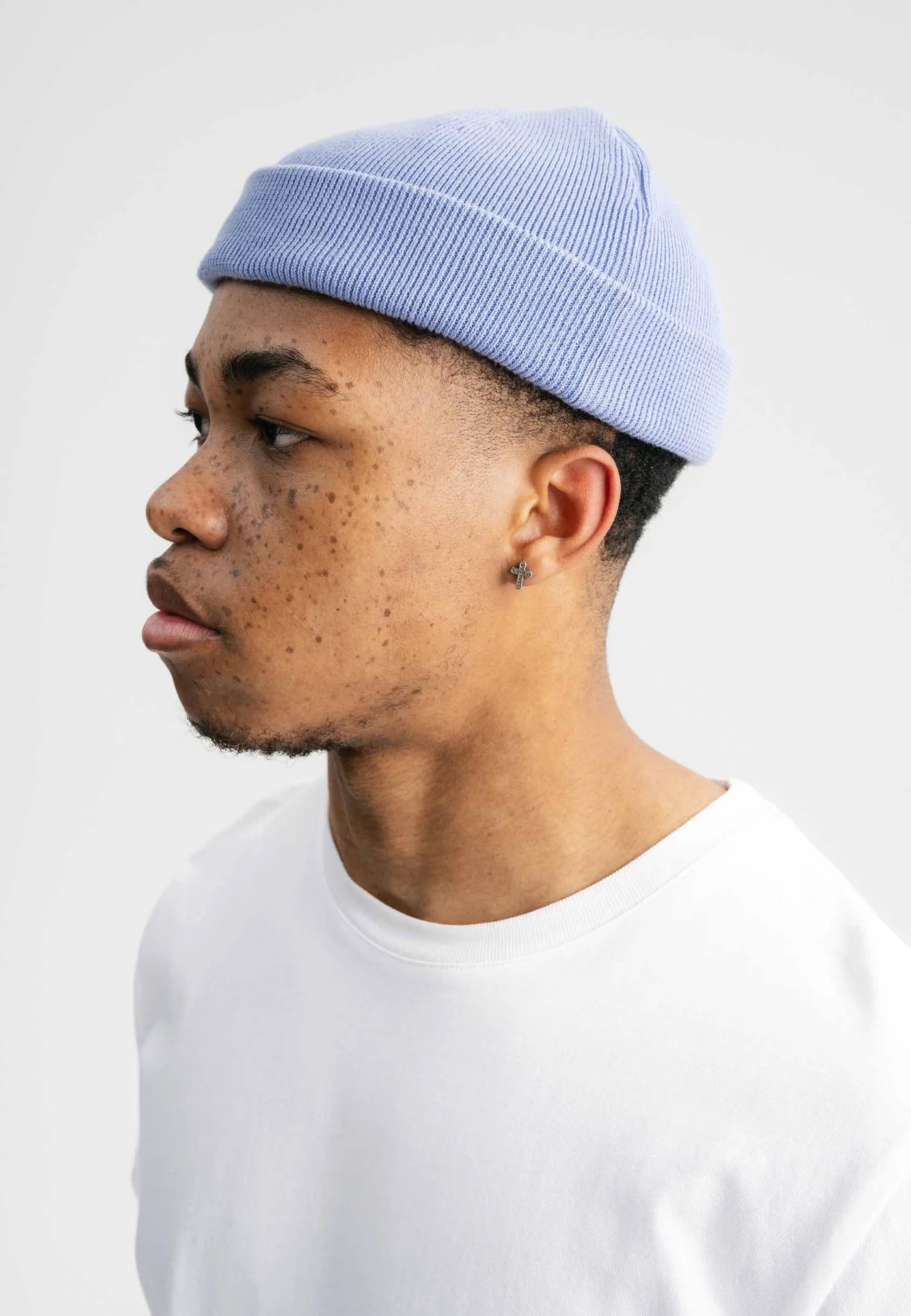 MELA Beanie Short Lesh Forgetmenot Blau