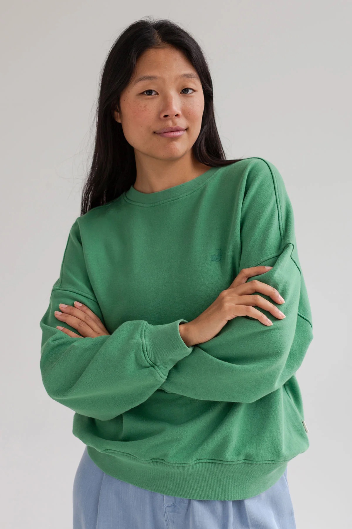 TWOTHIRDS Damen vegan Sweatshirt Niza Grün