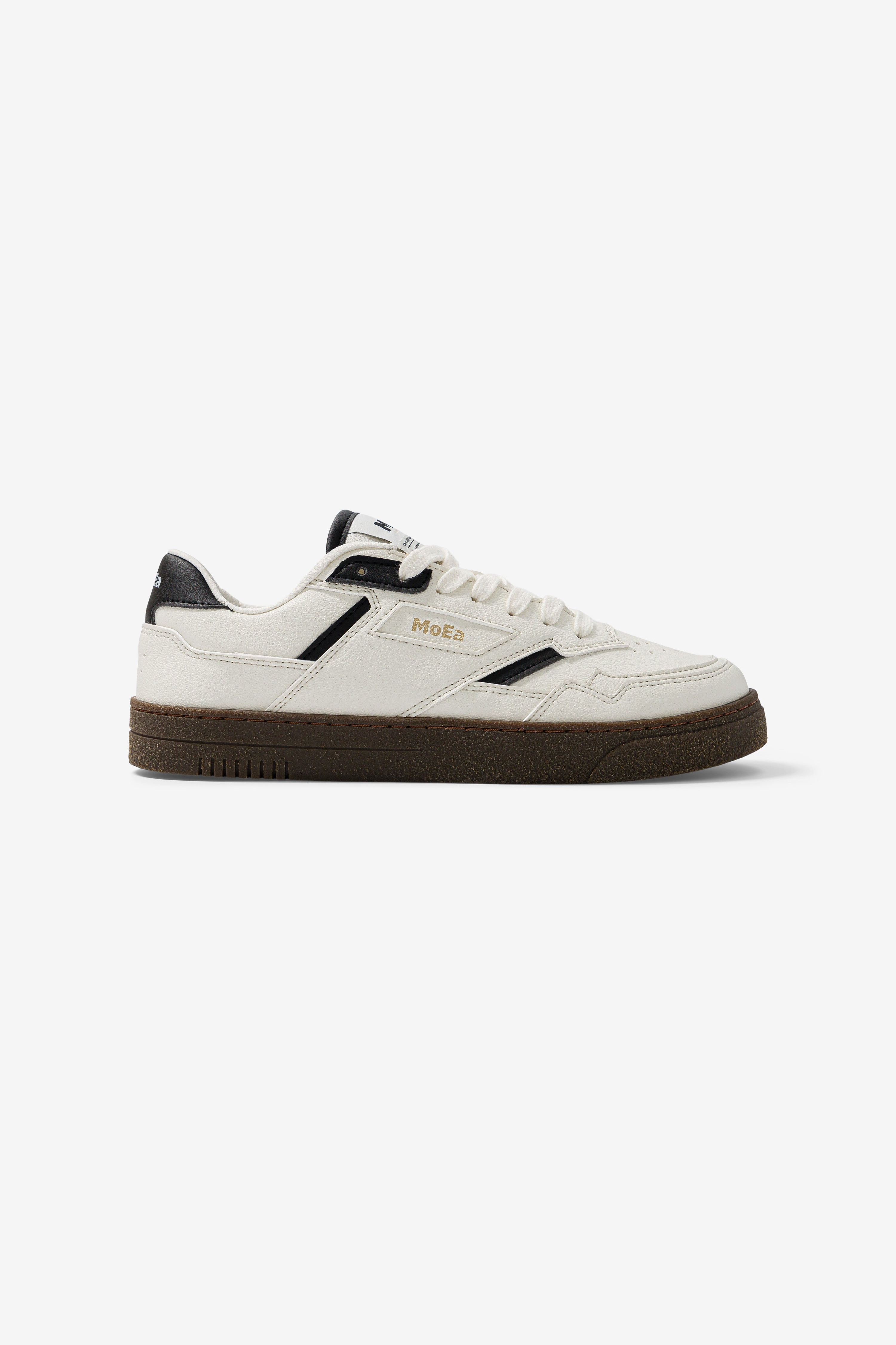 Image of MoEa mannen vegan Sneakers Gen9 Corn Grained Wit & Zwart