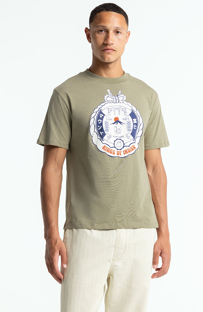 Kings of Indigo men vegan T-Shirt Penda Snake