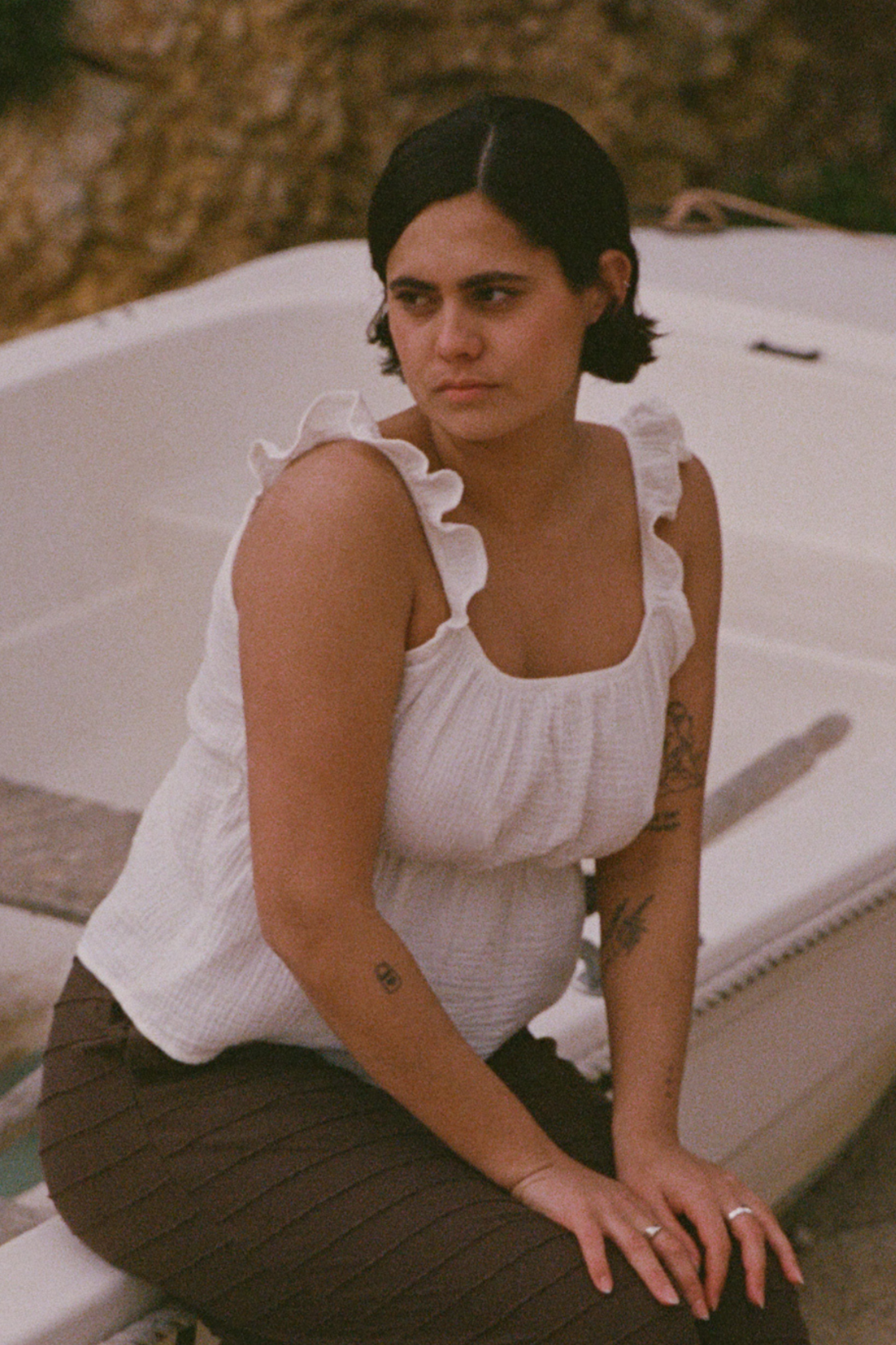 Image of NÃ©nÃ©s dames vegan Top Marion Crème