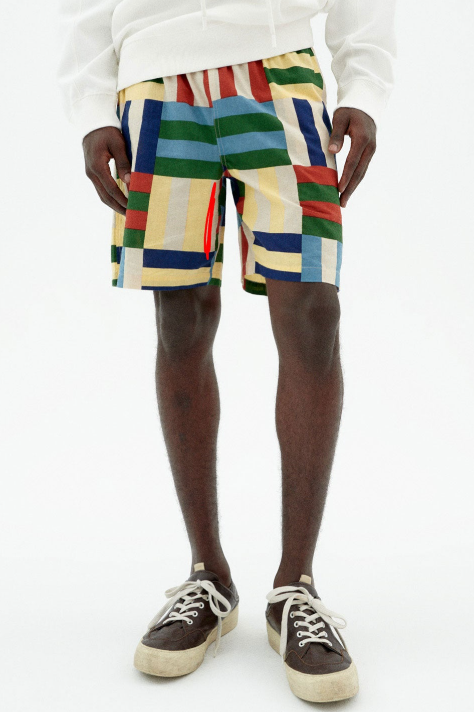 Thinking mu Herren vegan Kurze Bermudas Henry Field Check