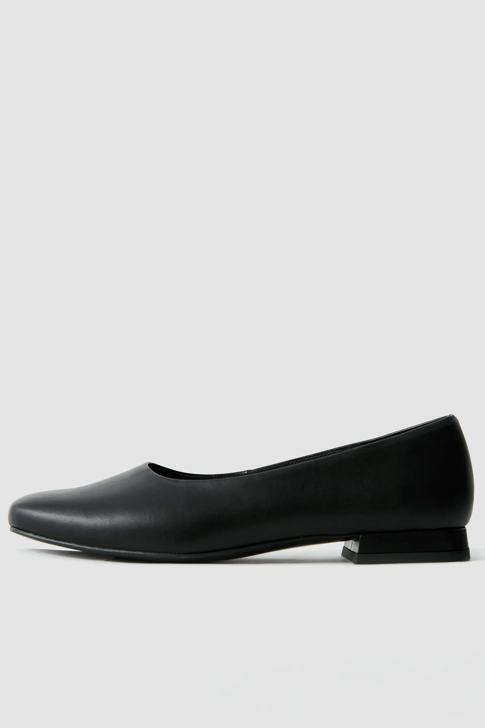 Image of BOHEMA dames vegan Ballerina's Diana Vierkante Teen Zwart