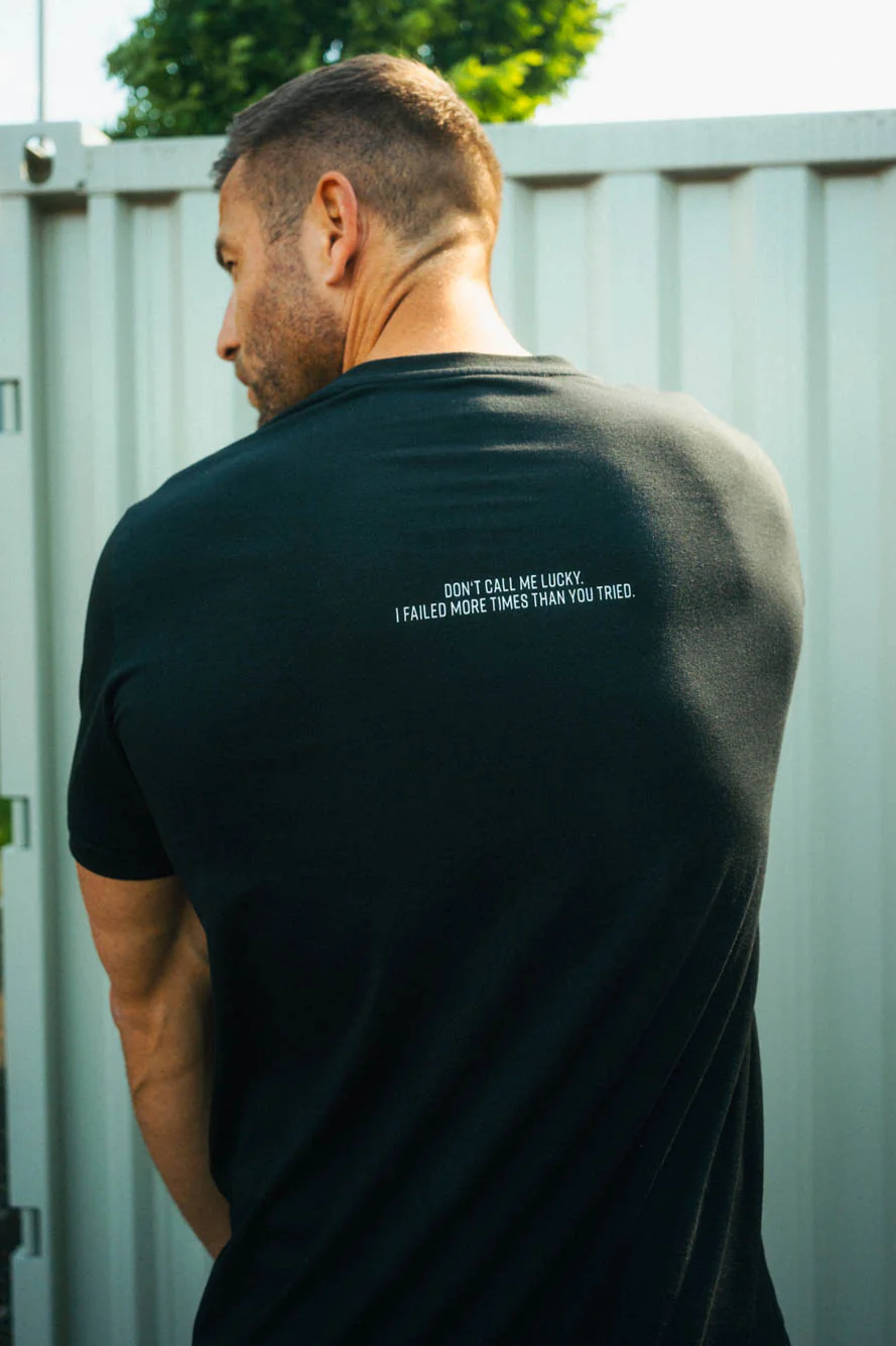 DIRTS men vegan T-Shirt Athletic Statement Black