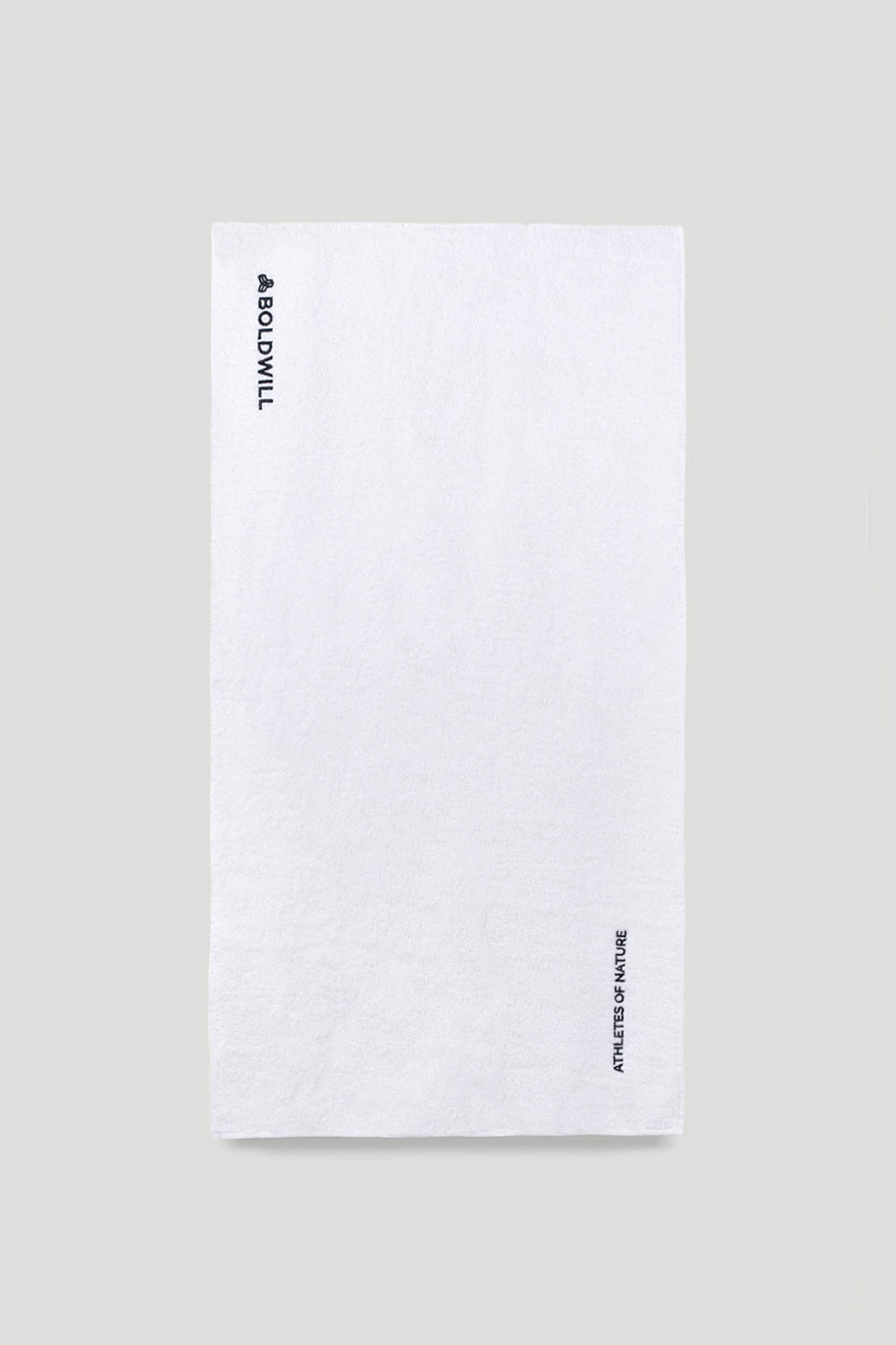 Boldwill unisex vegan Sports Towel White