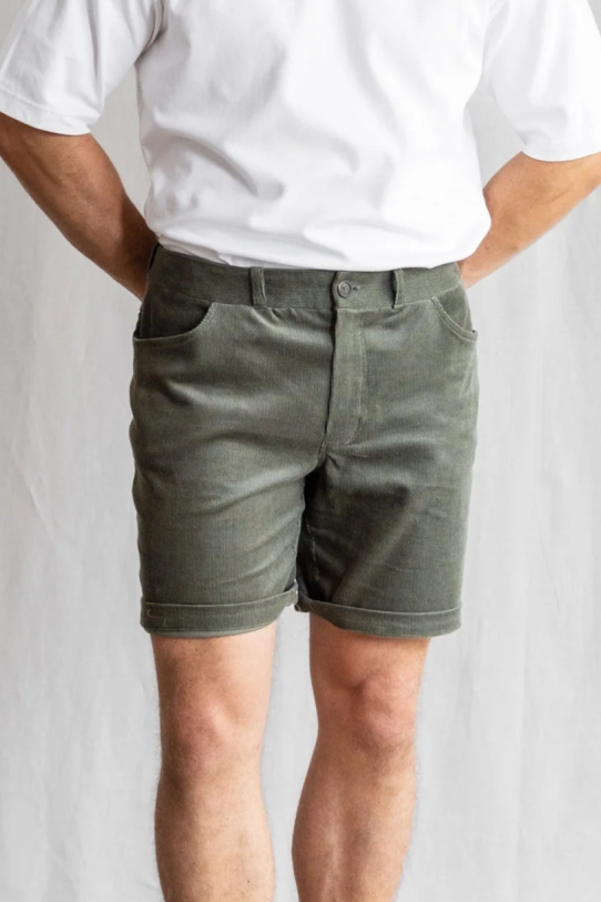 Image of Jyoti Fair Works mannen vegan Shorts Gauri Pistachegroen