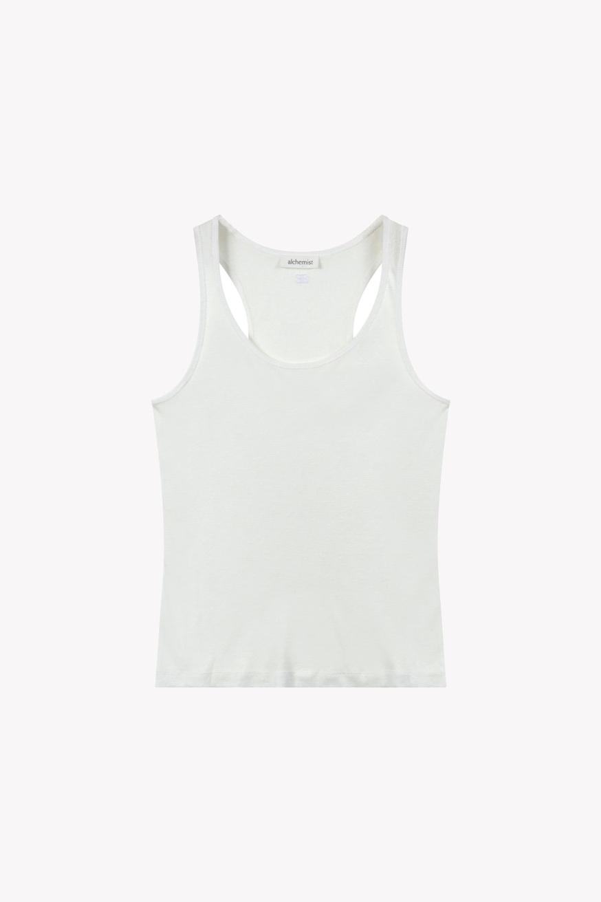 Alchemist Damen vegan Top Cassia Sehr WeiÃŸ