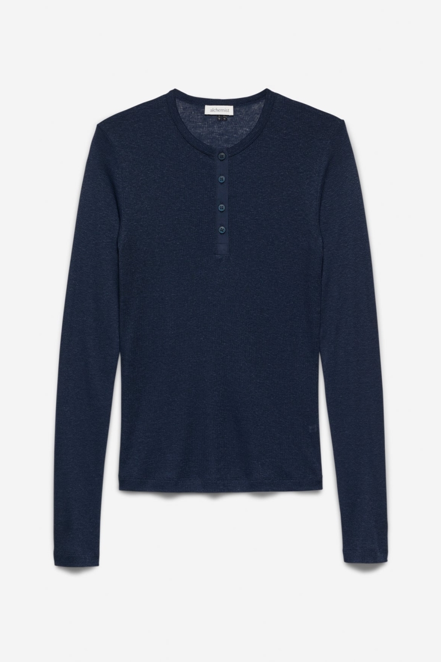 Alchemist Damen vegan Top Aster Navy