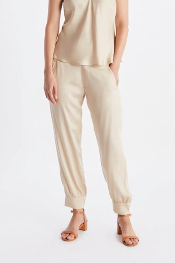 Image of Neu Nomads dames vegan Broek Enkel Allie Champagne