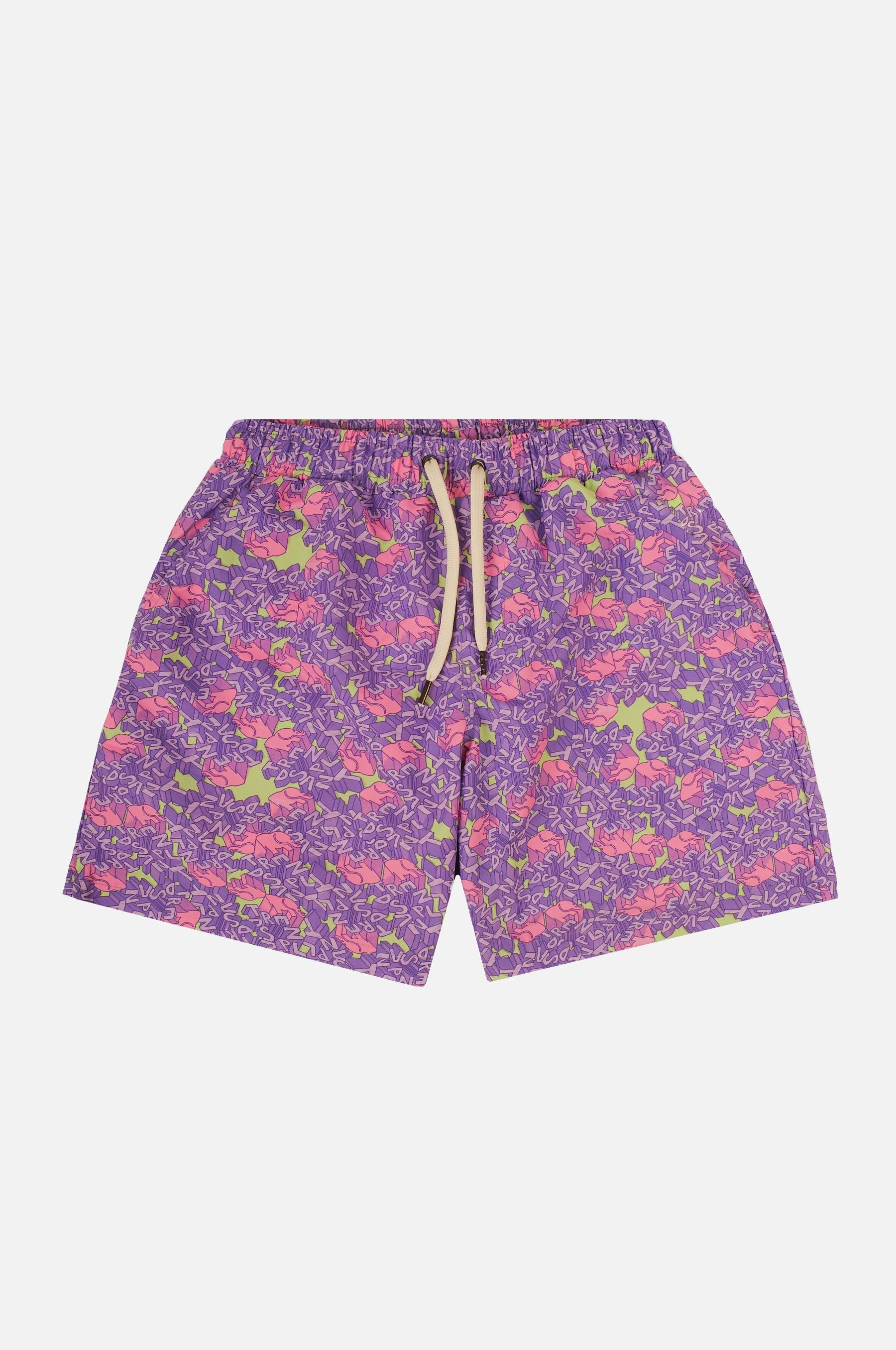 Image of Trendsplant mannen vegan Zwemshort Trippyplant Zure Druif