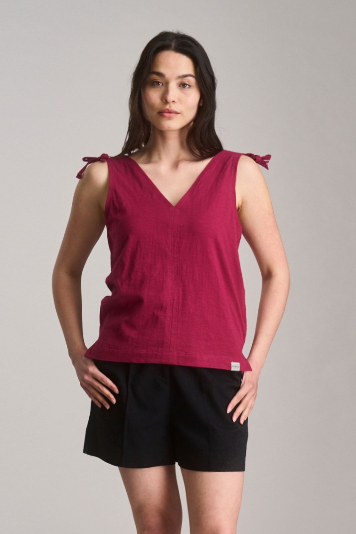 KOMODO womens vegan Top Vest Celia Berry