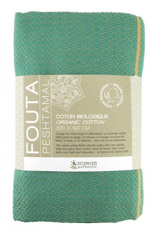 Karawan unisex vegan Towel Sand Alize Blue