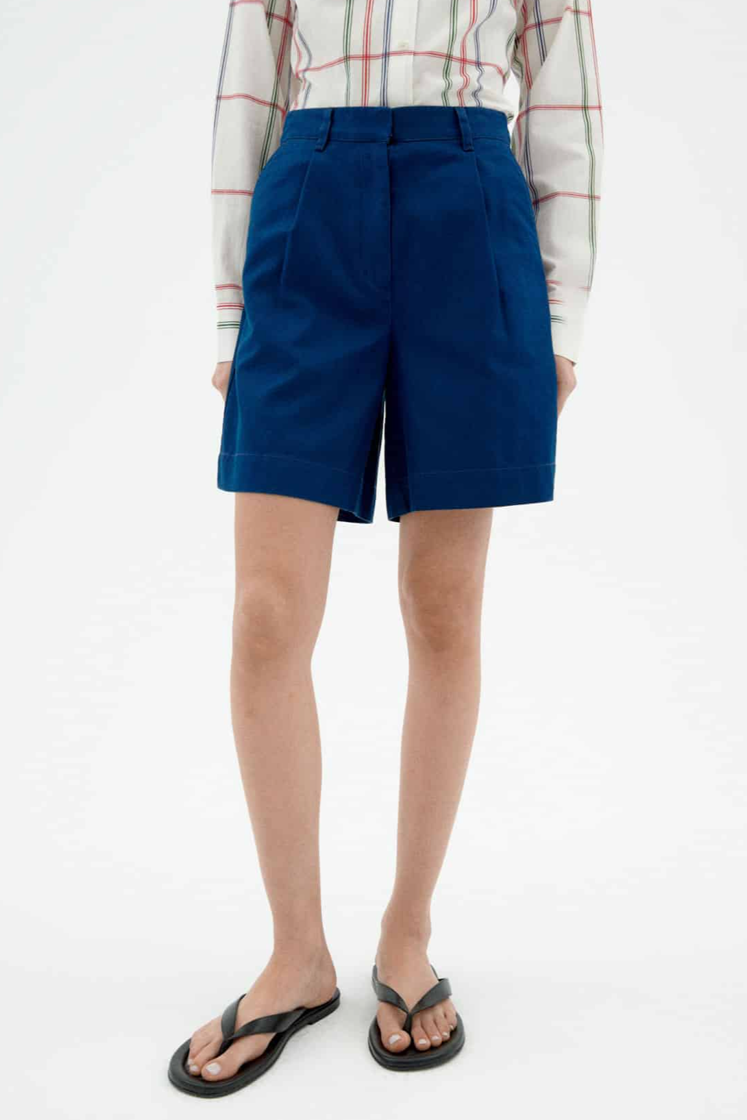 Thinking mu Damen vegan Kurze Hose Lia Blue