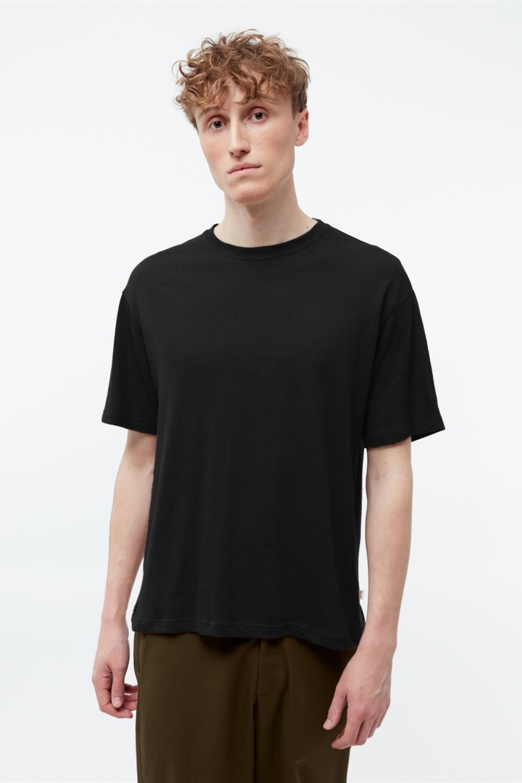 Givn Herren vegan T-Shirt Lasse Schwarz