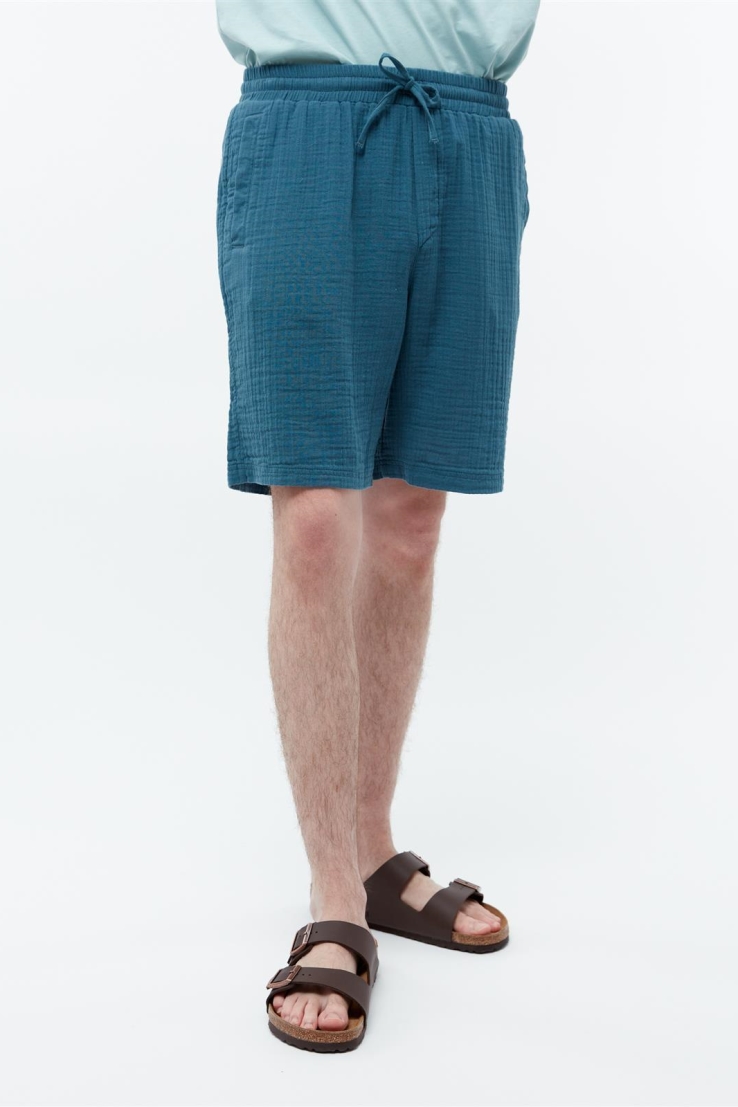 Givn Herren vegan Shorts Muslin Pascal Basalt