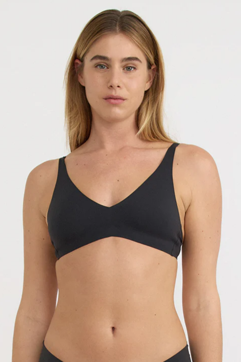 Image of Sophie Stone dames vegan Bra Core Draadloze Plunge Zwart