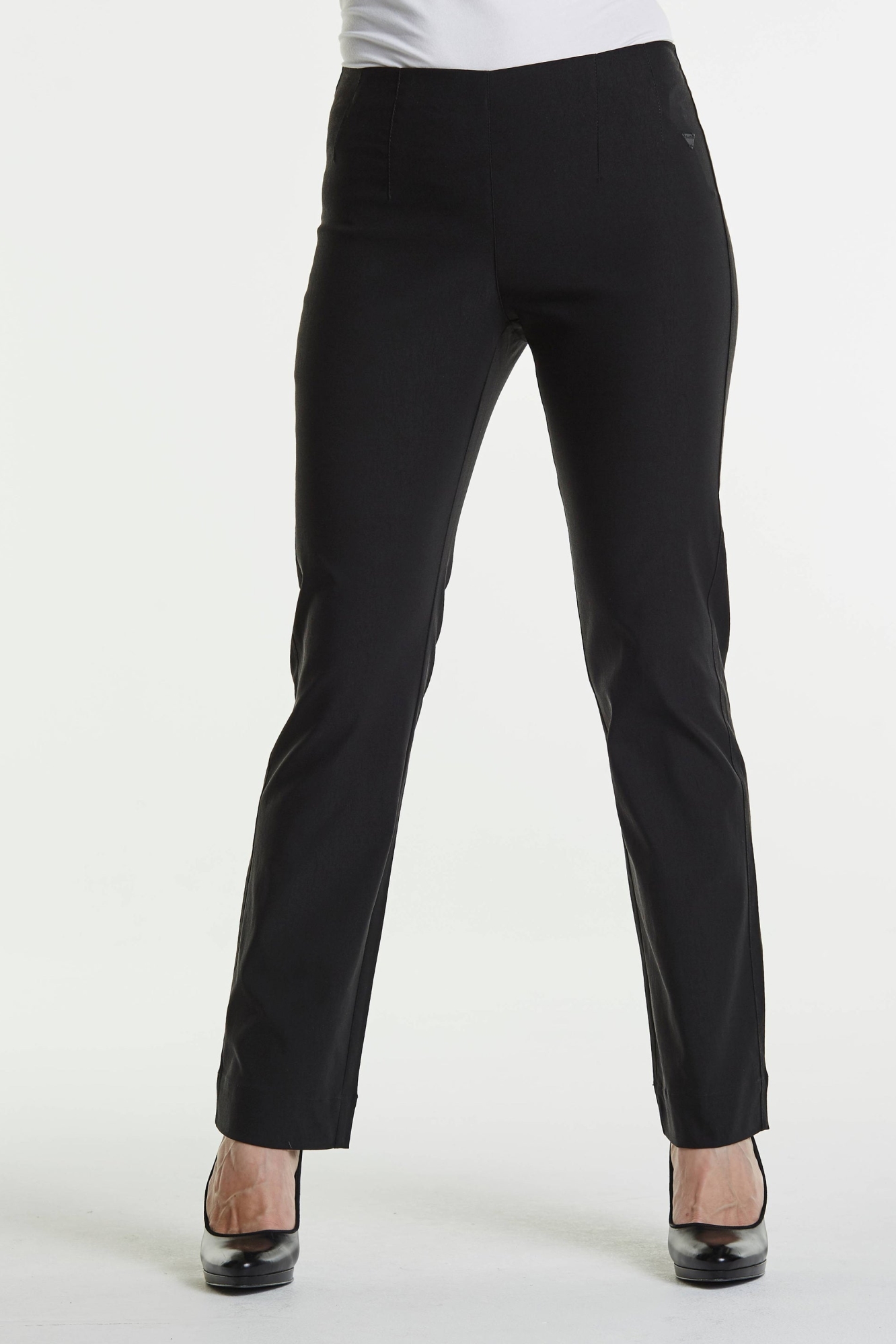 Image of LAURIE dames vegan Broek Recht Bella Ml Zwart